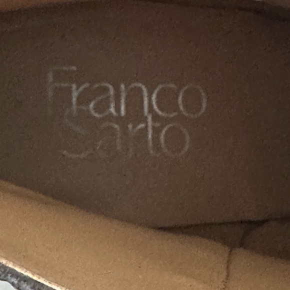 Franco Sarto brown Ankle zippered leather suede boots with 2 1/2 inch heel - Picture 7 of 10